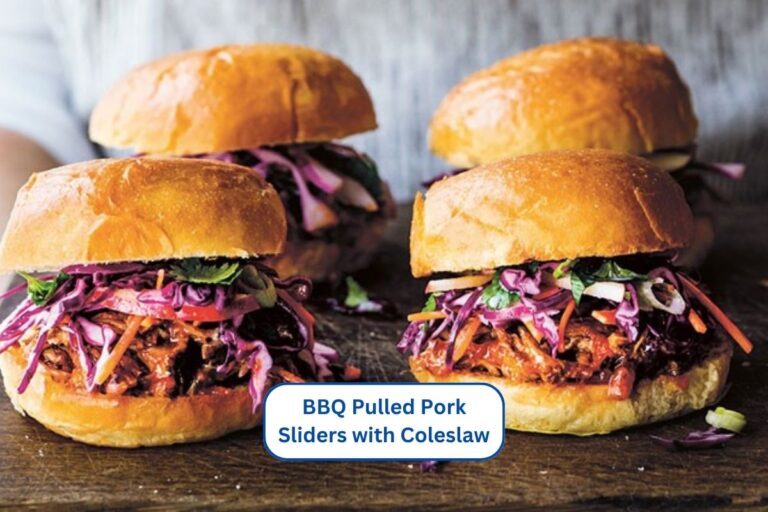 BBQ Pulled Pork Sliders with Coleslaw