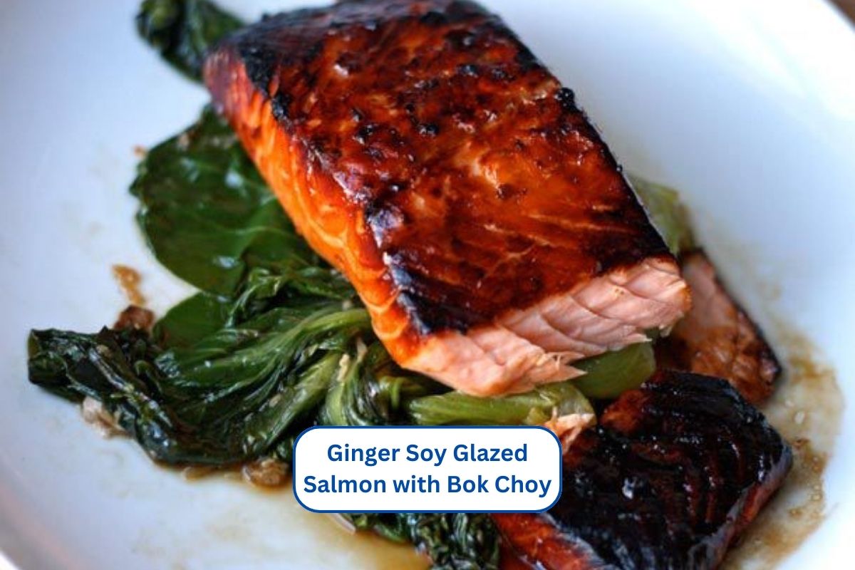 Ginger Soy Glazed Salmon with Bok Choy