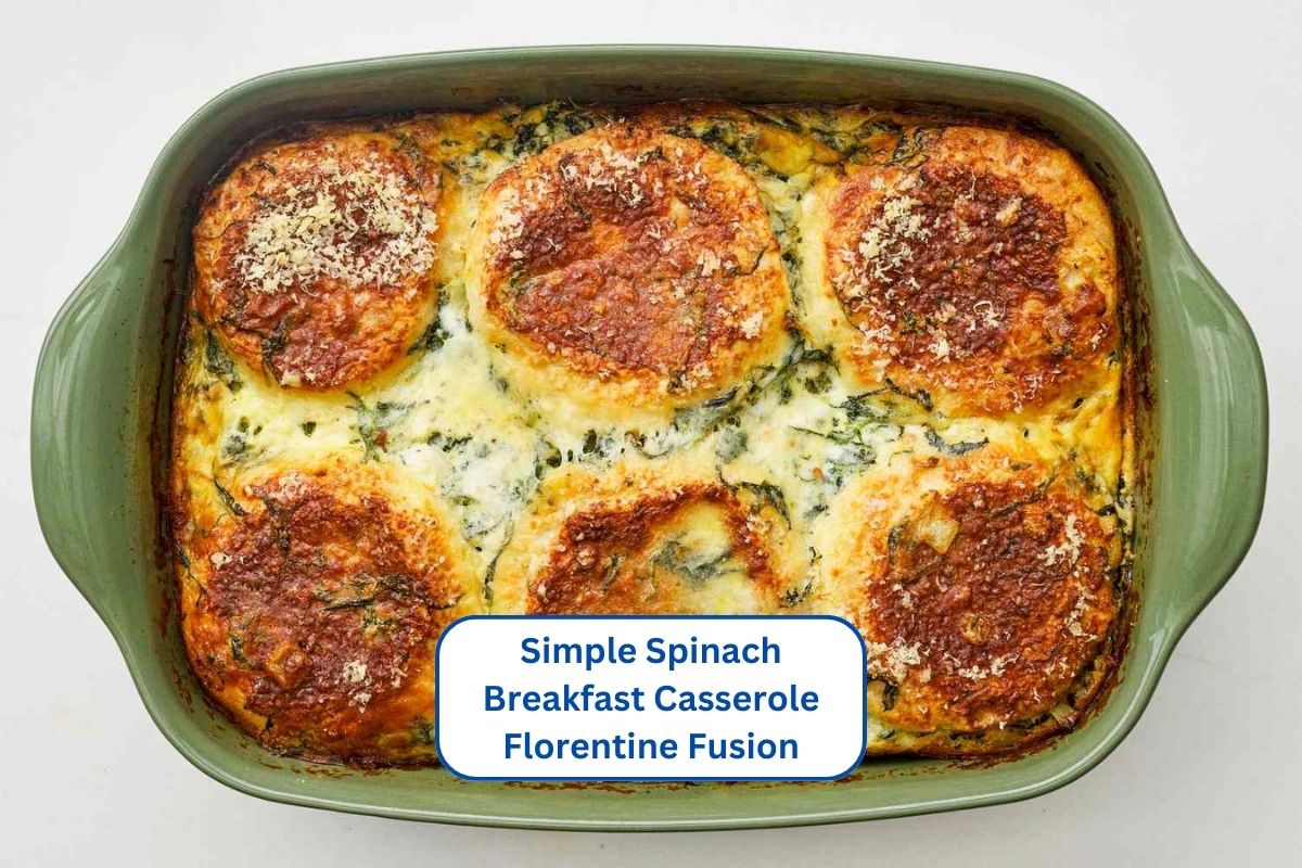 Simple Spinach Breakfast Casserole Florentine Fusion