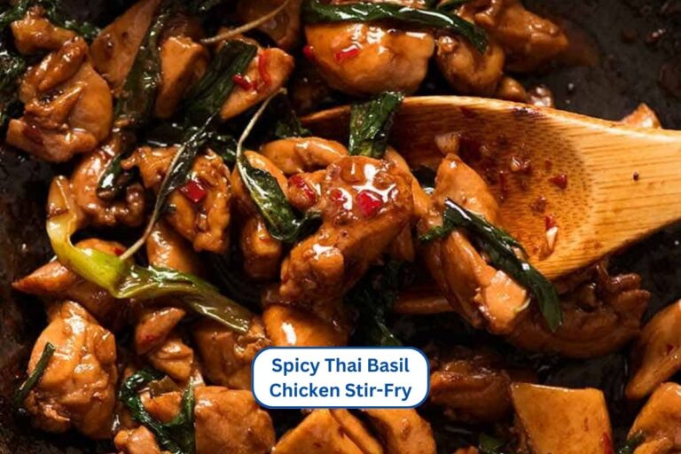 Spicy Thai Basil Chicken Stir-Fry
