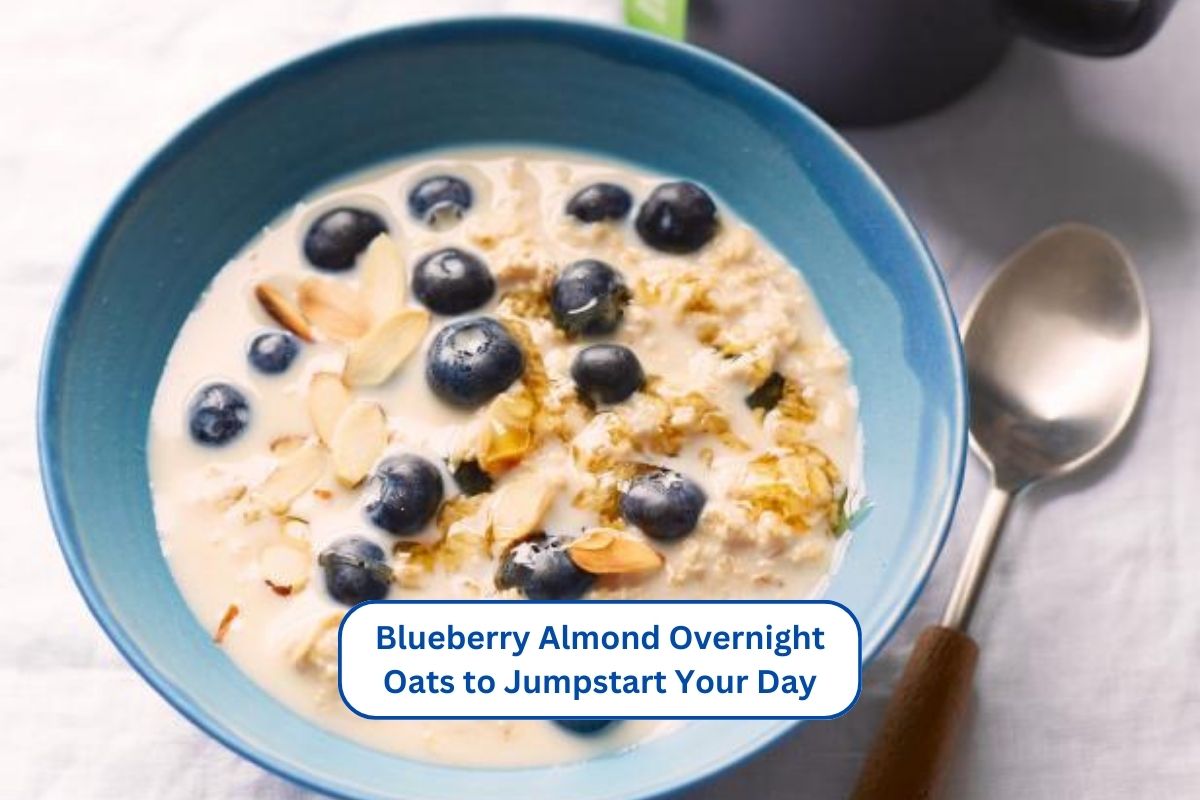 Blueberry Almond Overnight Oats to Jumpstart Your Day